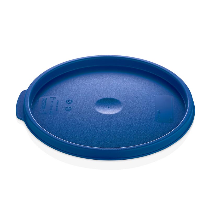 GastroPlast GRPPL-6 Yuvarlak Saklama Kabı Kapağı, GRPP-6/8 Uyumlu, Mavi — GastroPlast