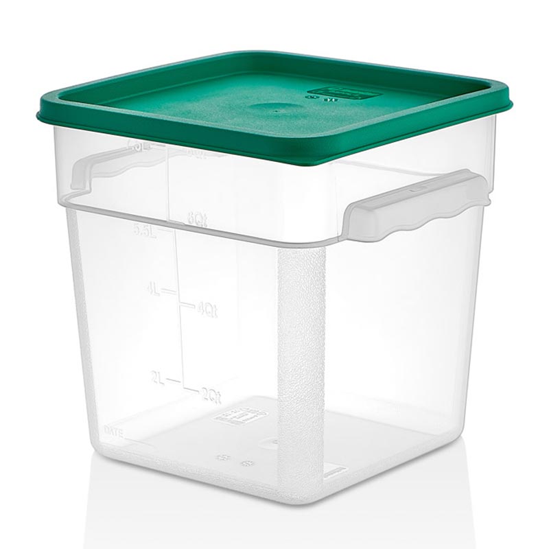 GastroPlast GSPP-8 Polipropilen Kare Saklama Kabı, 7.6 L — GastroPlast — Görsel 2