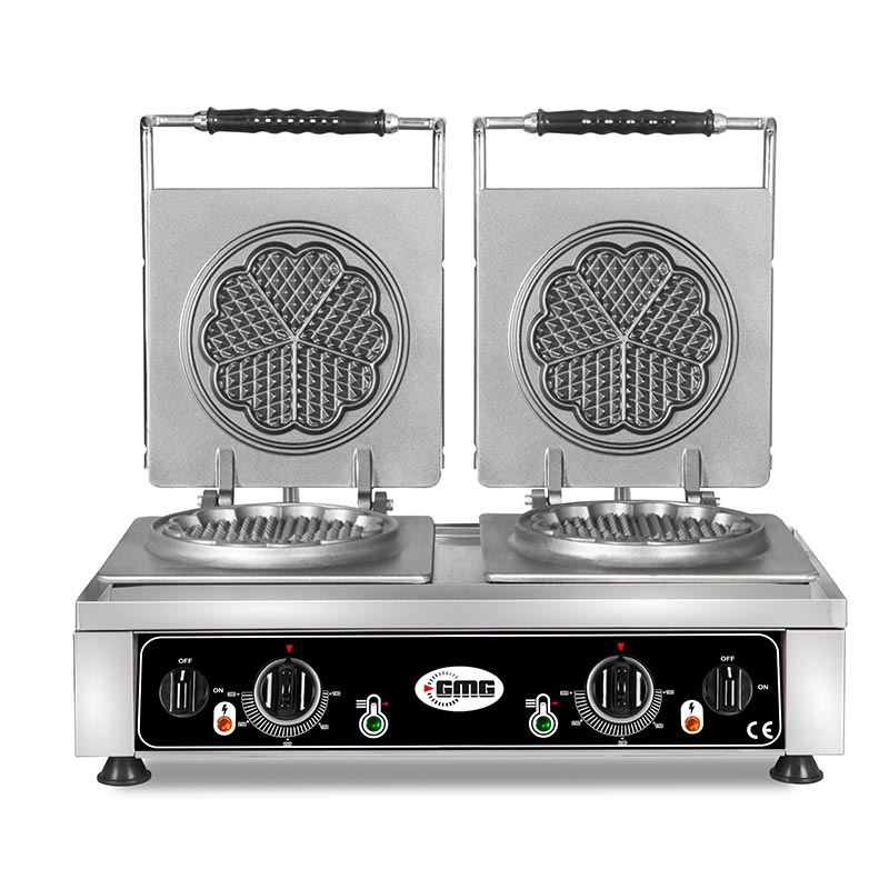 GMG KGW 21 S Yonca Model Waffle Makinesi, Sabit Plakalı — GMG