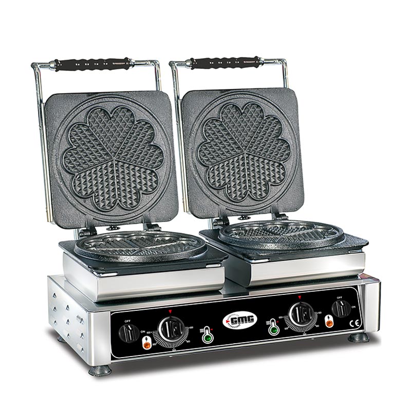 GMG WE 21 Amore L Yonca Model Waffle Makinesi, Değişebilir Plaka — GMG