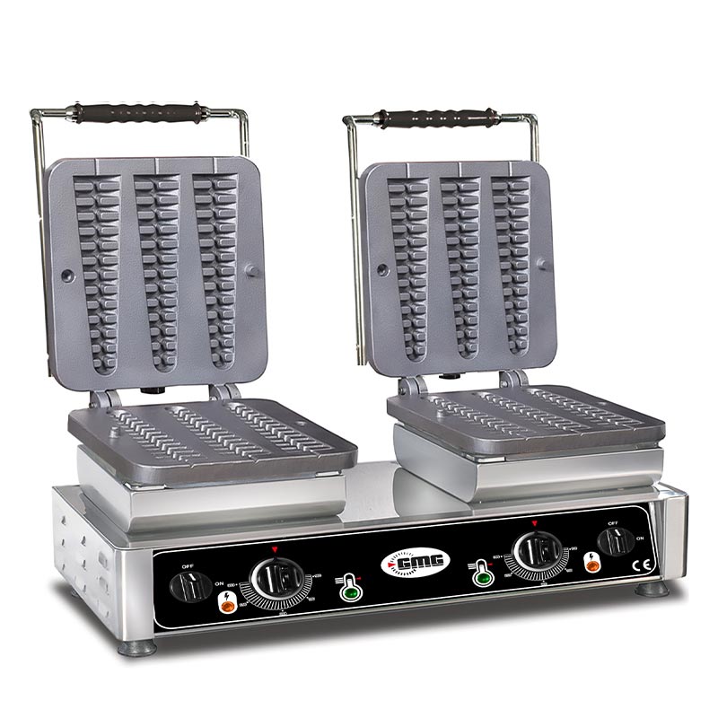 GMG WE 23 Waffelino Çam Model Waffle Makinesi, Değişebilir Plaka — GMG