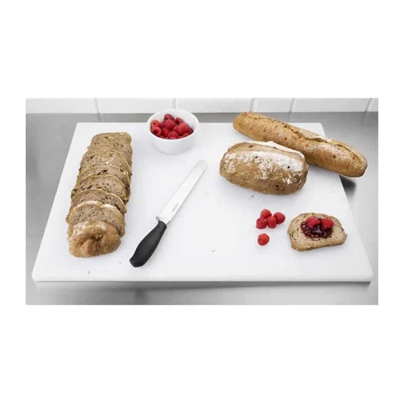 GNÇ Plastik Polietilen Kesme Tahtası, 25x30x2 cm, Beyaz — GNÇ Plastik — Görsel 2