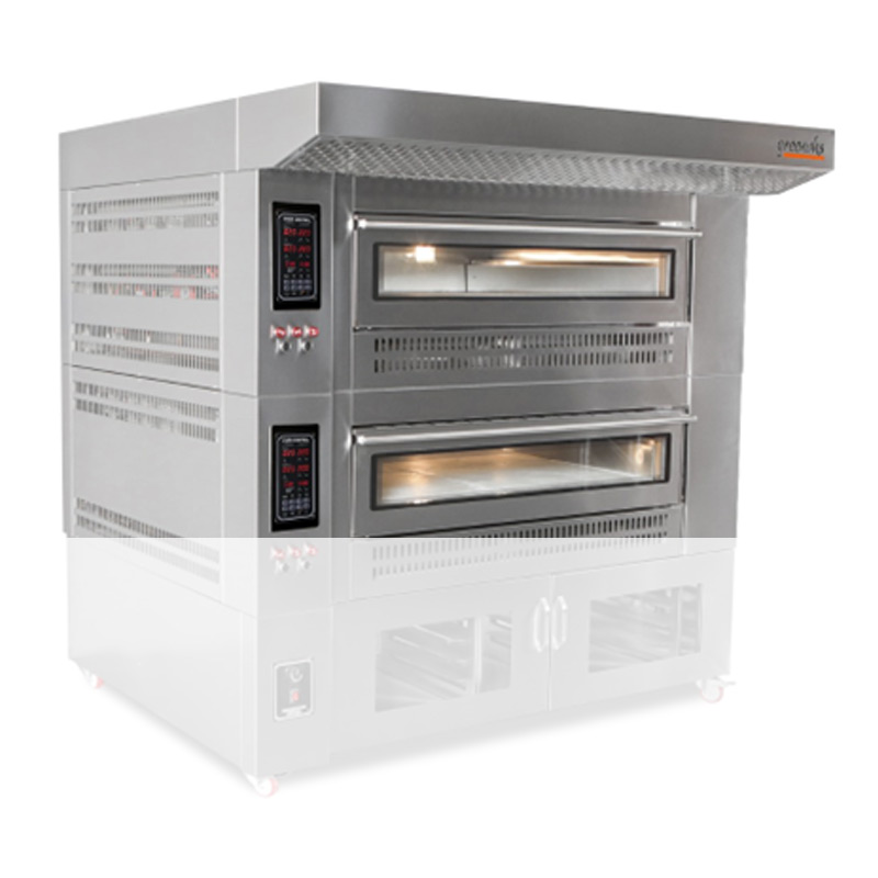 Greenoks GGTF2L İki Katlı Taş Tabanlı Fırın, Doğalgazlı