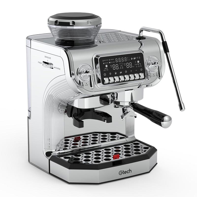 Gtech ST-530ED PID Ev Tipi Öğütücülü Barista Espresso Kahve Makinesi, 1 Gruplu — Gtech