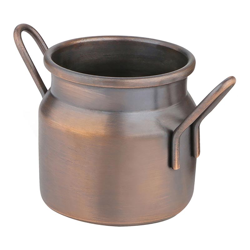 Gurmeaid Antik Bakır Mini Sütlük, 5x4.5 cm