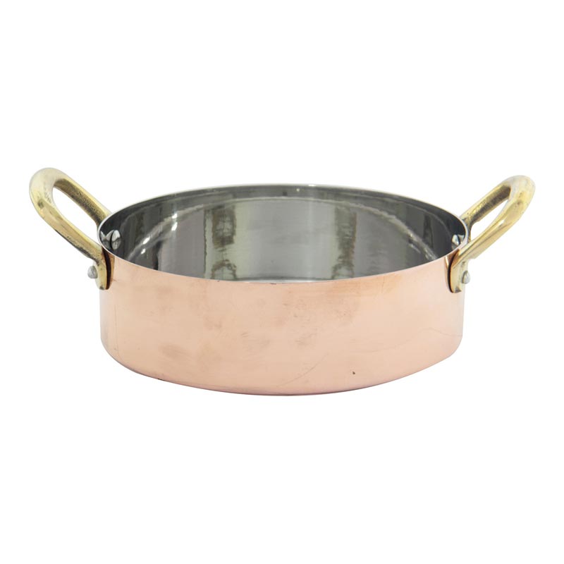 Gurmeaid İçi Paslanmaz Mini Sos ve Kızartma Tenceresi, 9 cm, Bakır — Gurmeaid
