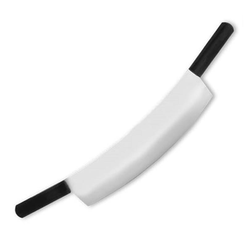 Gurmeaid Paslanmaz Zırh, Çift Saplı, 40 cm, Siyah — Gurmeaid