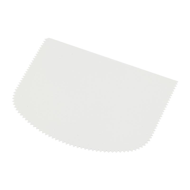 Gurmeaid Plastik Oval Zigzag Kazıyıcı, 13x10 cm — Gurmeaid