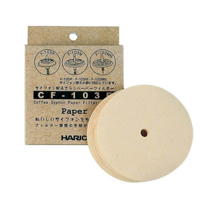 Hario CF-103E Syphon Filtre Kağıdı, 100 Adet