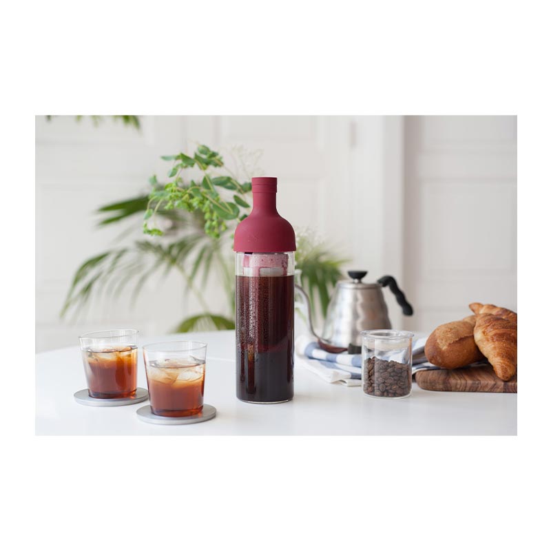 Hario FIC-70-CR Soğuk Demleme Filtreli Şişe, 650 ml, Vişne Kırmızısı — Hario — Görsel 2