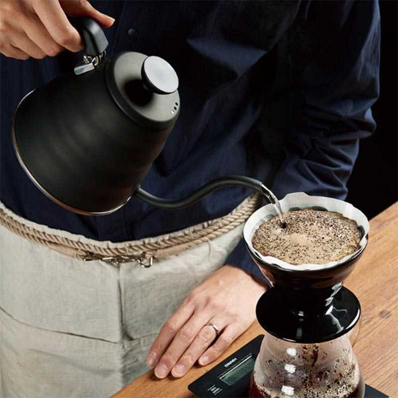 Hario KDC-02-B Kasuya Model V60 Seramik Dripper, Siyah — Hario — Görsel 3