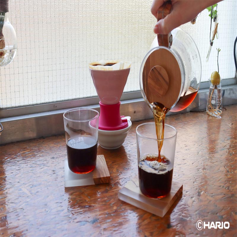 Hario SSDC-02-BEP V60 Immersion Seramik Dripper Switch, Pembe — Hario — Görsel 3