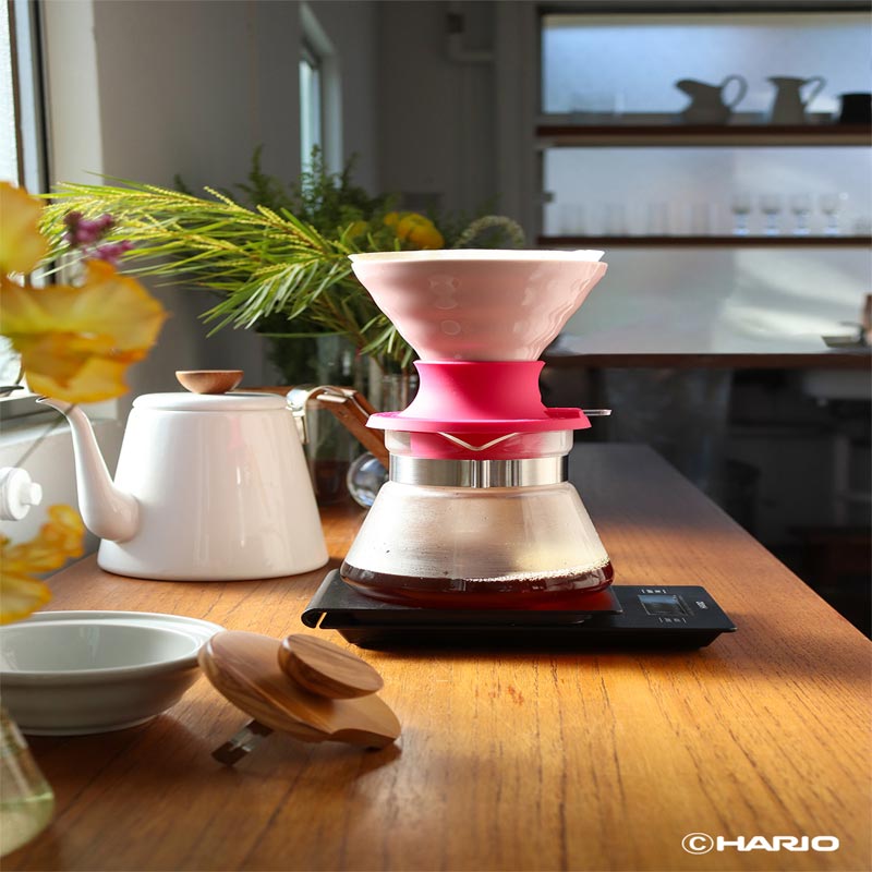 Hario SSDC-02-BEP V60 Immersion Seramik Dripper Switch, Pembe — Hario — Görsel 6