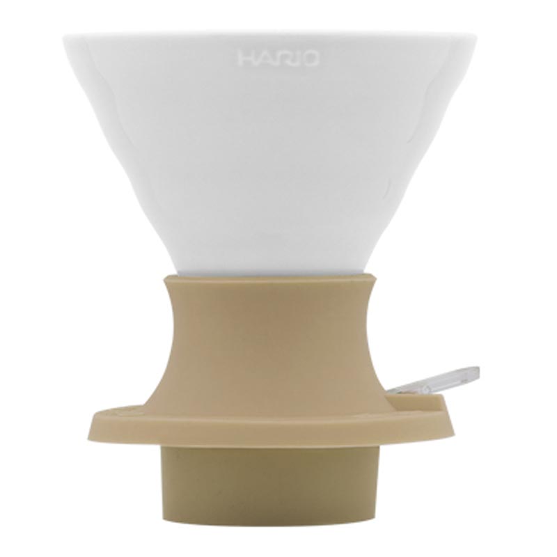 Hario SSDC-02-JAW V60 Immersion Seramik Dripper Switch, Beyaz