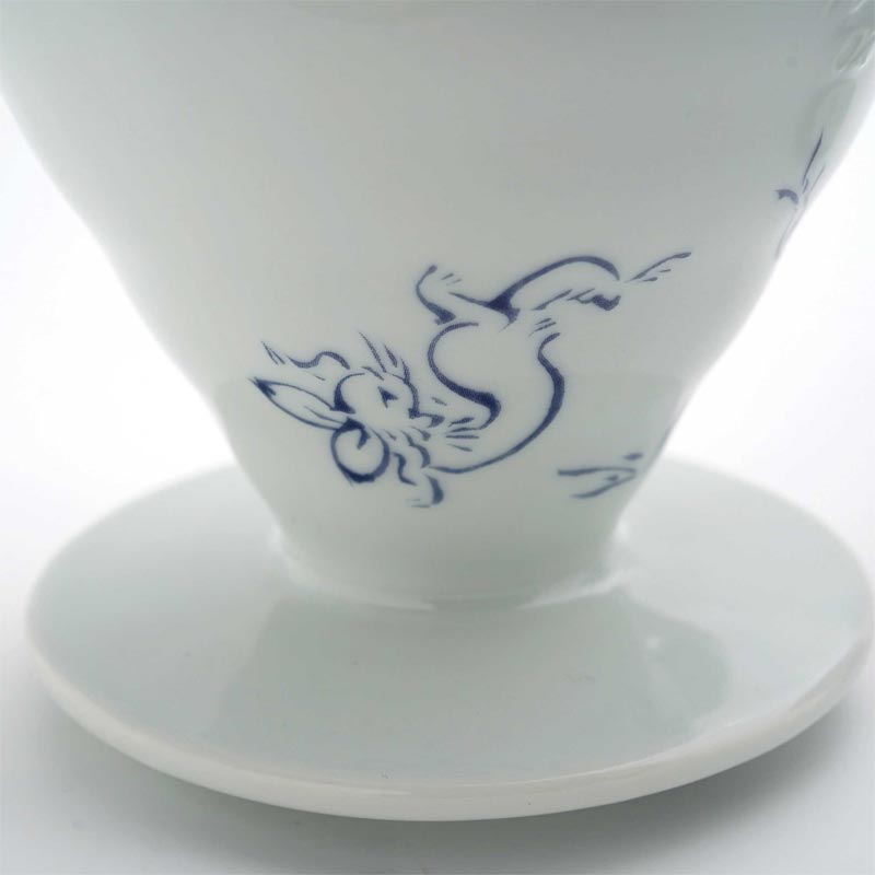 Hario T-VDC-02-W-CG Tachikichi V60 02 Dripper, Cho-ju-giga — Hario — Görsel 3