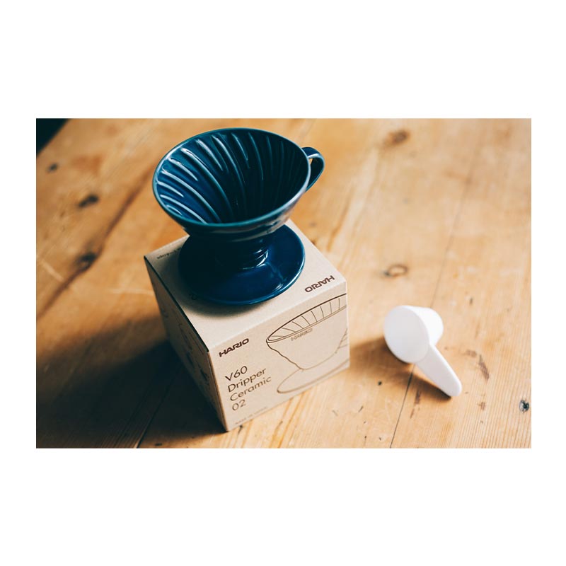 Hario VDC-02-IBU V60 02 Seramik Dripper, Indigo Mavi — Hario — Görsel 2