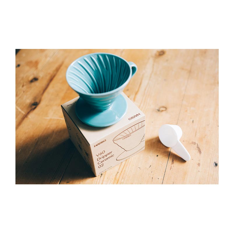 Hario VDC-02-TQ V60 02 Seramik Dripper, Turkuaz — Hario — Görsel 2