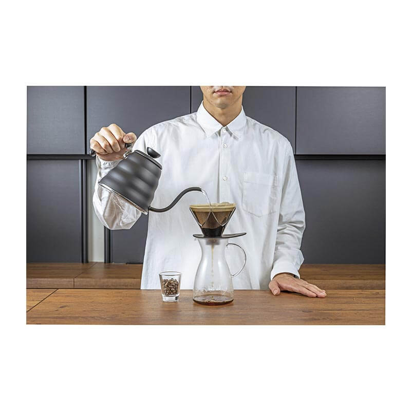 Hario VDMU-02-TB V60 Mugen Plastik Dripper, Siyah — Hario — Görsel 4