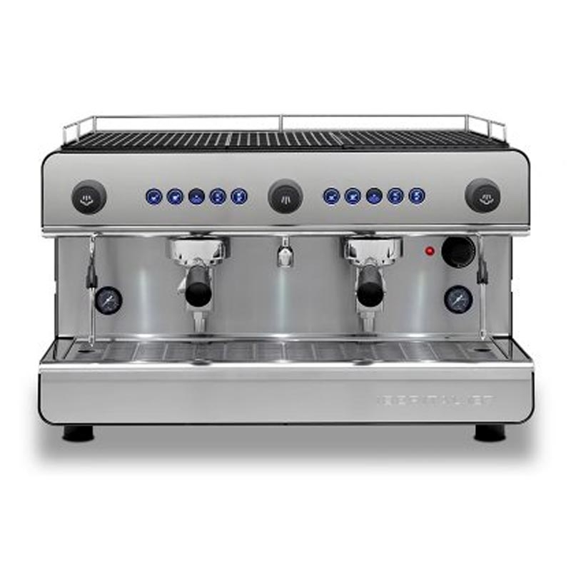 Iberital IB7 Espresso Kahve Makinesi, 2 Gruplu, Siyah — Iberital