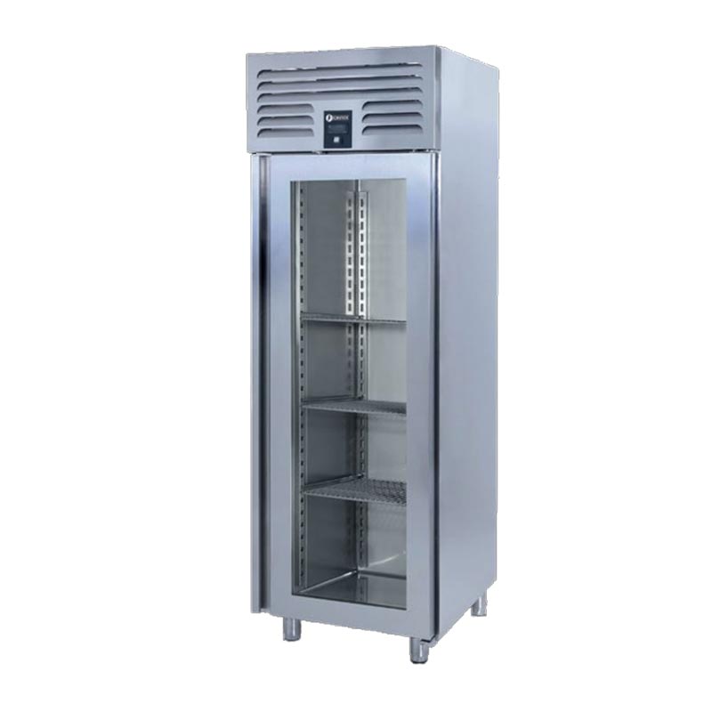 Iceinox VTS.610.N.CR.VG Dik Tip Snack ve GN Buzdolabı, 1 Cam Kapılı — Iceinox