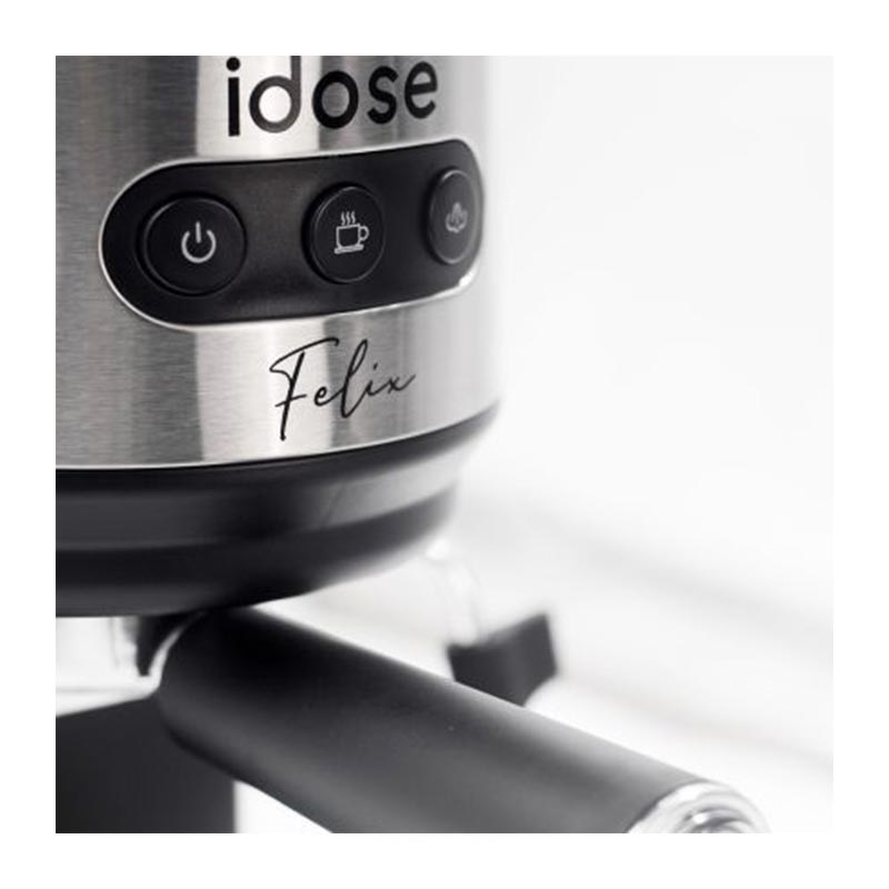 idose Felix Ev Tipi Espresso Makinesi, Siyah — idose — Görsel 3