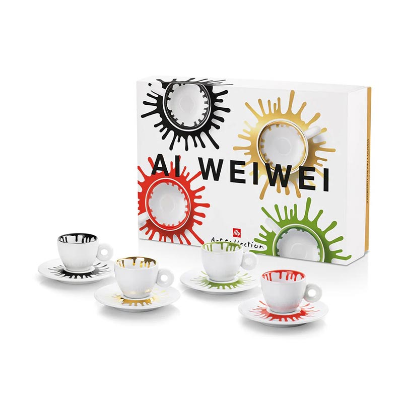 illy AI WEIWEI Capuccino Fincan Takımı, 4 Adet — illy