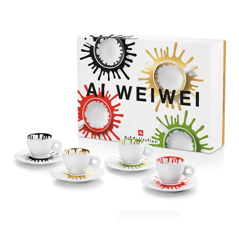 illy AI WEIWEI Espresso Fincan Takımı, 4 Adet — illy