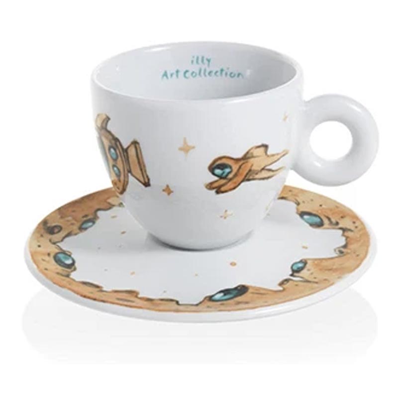 illy Art Collection 2018 Max Petrone Cappuccino 6’lı Fincan Takımı, 170 cc — illy — Görsel 2