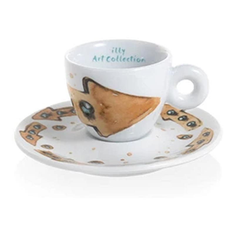 illy Art Collection 2018 Max Petrone Espresso 2’li Fincan Takımı, 60 cc — illy — Görsel 2