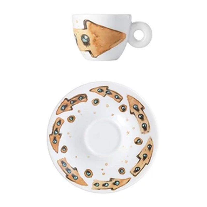 illy Art Collection 2018 Max Petrone Espresso 2’li Fincan Takımı, 60 cc — illy — Görsel 3