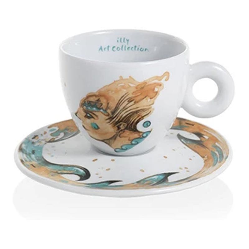 illy Art Collection 2018 Max Petrone Cappuccino 6’lı Fincan Takımı, 170 cc — illy — Görsel 4