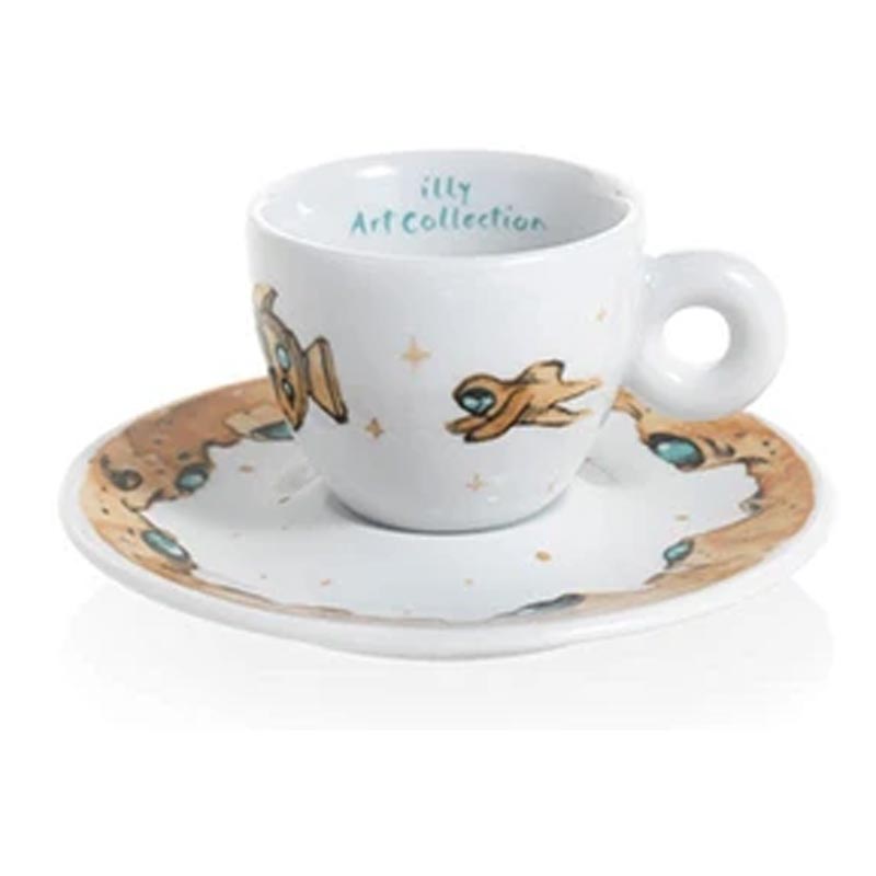 illy Art Collection 2018 Max Petrone Espresso 2’li Fincan Takımı, 60 cc — illy — Görsel 4