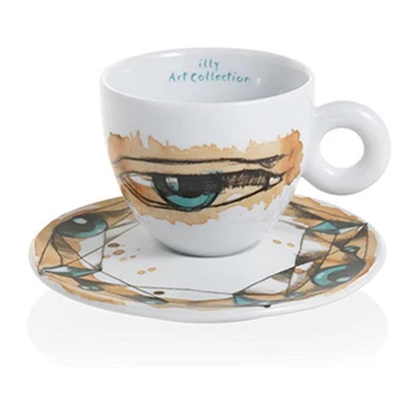 illy Art Collection 2018 Max Petrone Cappuccino 6’lı Fincan Takımı, 170 cc — illy — Görsel 6