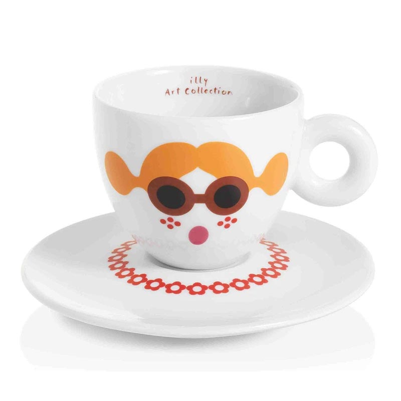 illy Art Collection 2019 Olimpia Zagnoli Cappuccino 6’lı Fincan Takımı, 170 cc — illy — Görsel 2
