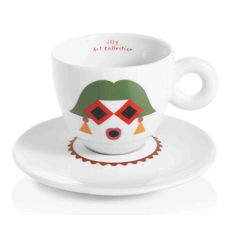 illy Art Collection 2019 Olimpia Zagnoli Cappuccino 6’lı Fincan Takımı, 170 cc — illy — Görsel 3