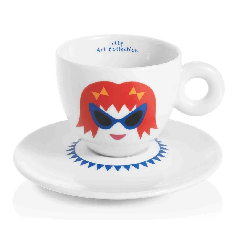 illy Art Collection 2019 Olimpia Zagnoli Cappuccino 6’lı Fincan Takımı, 170 cc — illy — Görsel 4