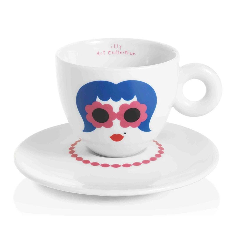 illy Art Collection 2019 Olimpia Zagnoli Cappuccino 6’lı Fincan Takımı, 170 cc — illy — Görsel 5
