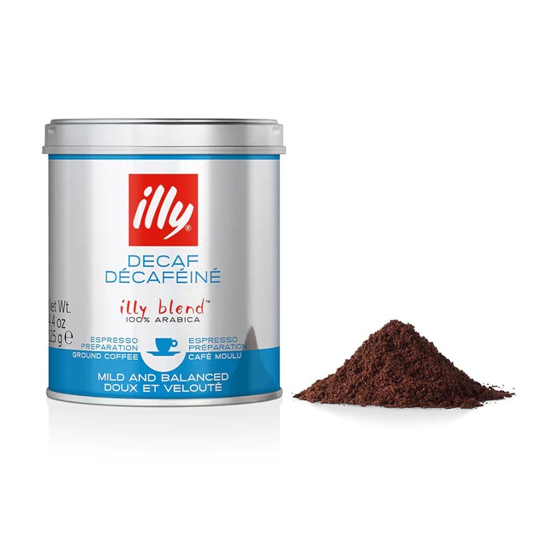 illy Decaf Kafeinsiz Öğütülmüş Kahve, 125 gr — illy