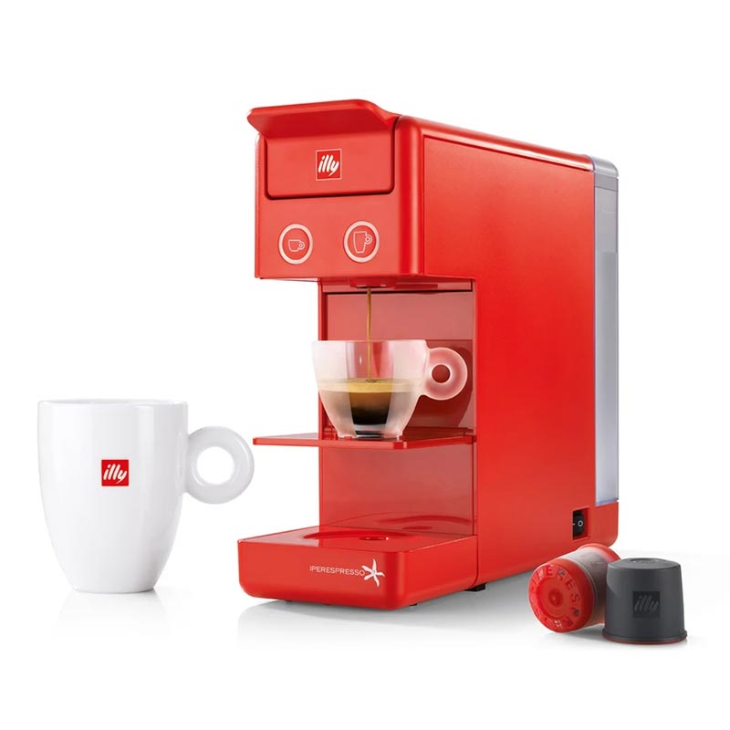 illy Francis Francis Espresso & Filtre Kahve Makinesi, Kırmızı — illy