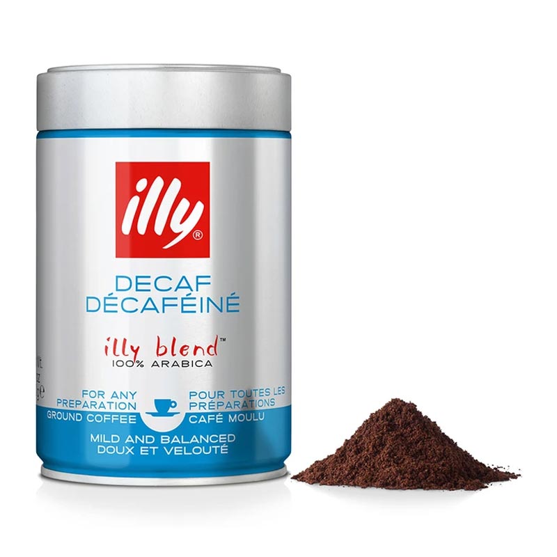 illy Öğütülmüş Toz Kahve, Decaf, Kafeinsiz, 250 gr — illy
