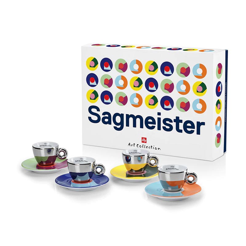 illy Sagmeister Capuccino Fincan Takımı, 4 Adet — illy