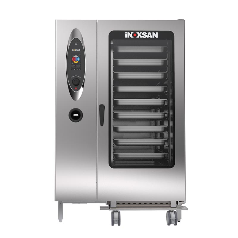 İnoksan FBE-40T Kombi Fırın, 40 Tepsi Kapasiteli, Elektrikli — İnoksan