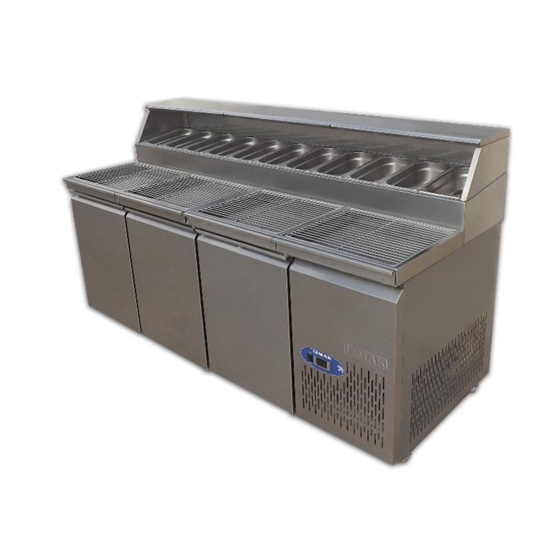 İzmak PPA-250 Pizza Hazırlama Masası, Elektrikli — İzmak