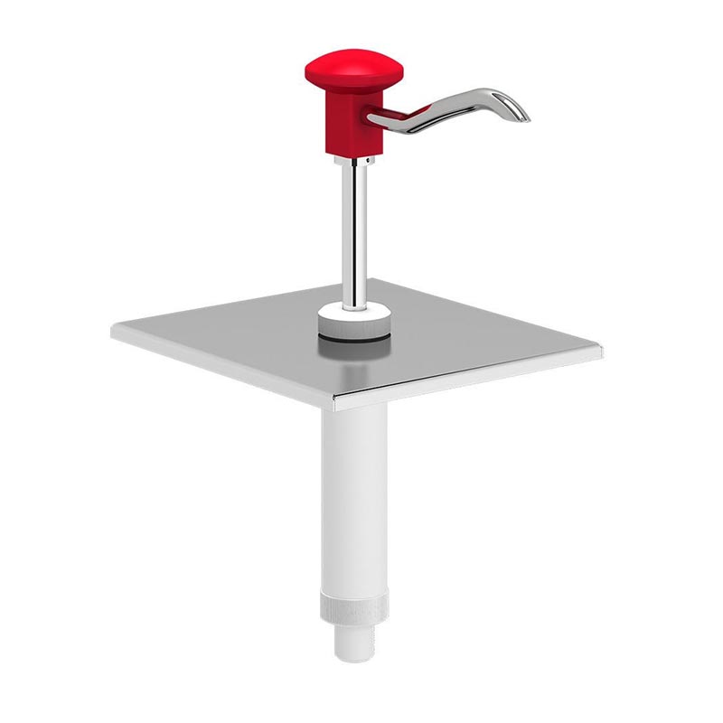 Kalando KD-002 Basmalı Paslanmaz Çelik Sos Pompa Ünitesi, GN 1/6, Kırmızı — Kalando