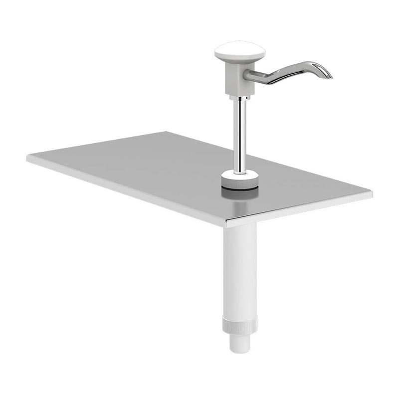 Kalando KD-002 Basmalı Paslanmaz Çelik Sos Pompa Ünitesi, GN 1/3, Beyaz — Kalando