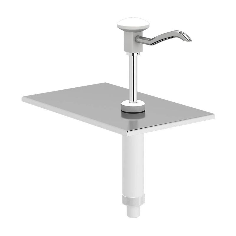 Kalando KD-002 Basmalı Paslanmaz Çelik Sos Pompa Ünitesi, GN 1/4, Beyaz — Kalando