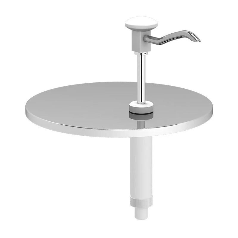 Kalando KD-010 Basmalı Sos Pompa Ünitesi, 9-10 L Kovalar ile Uyumlu, 28.5 cm, Beyaz — Kalando