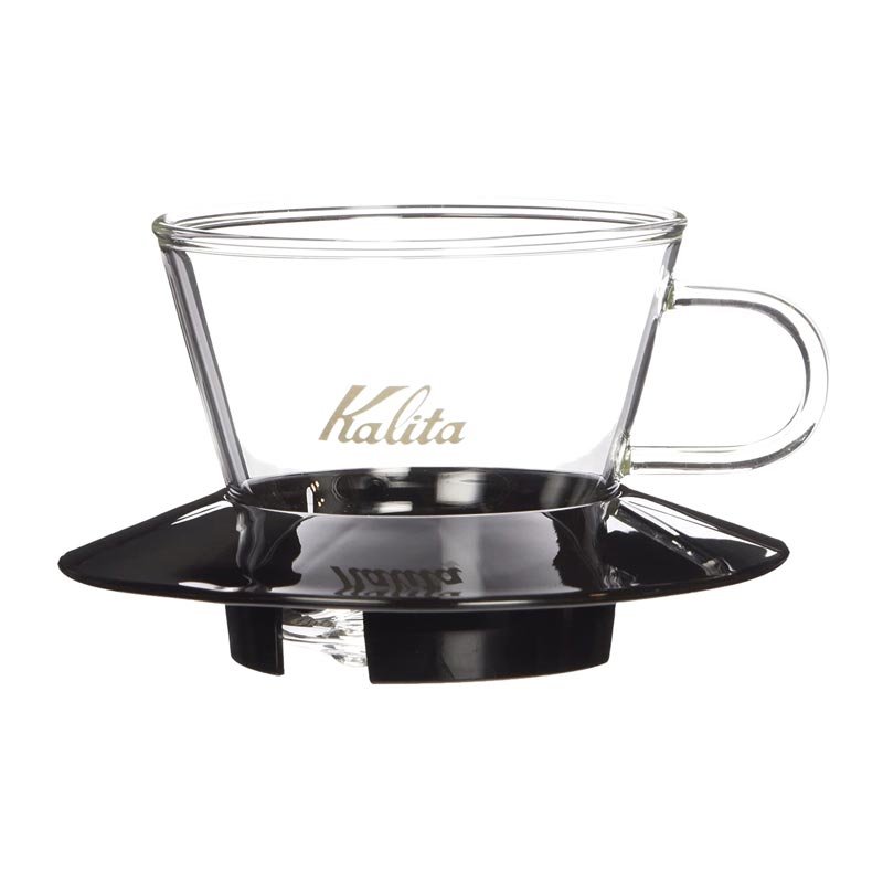 Kalita Wave 185 Cam Dripper, Siyah — Kalita