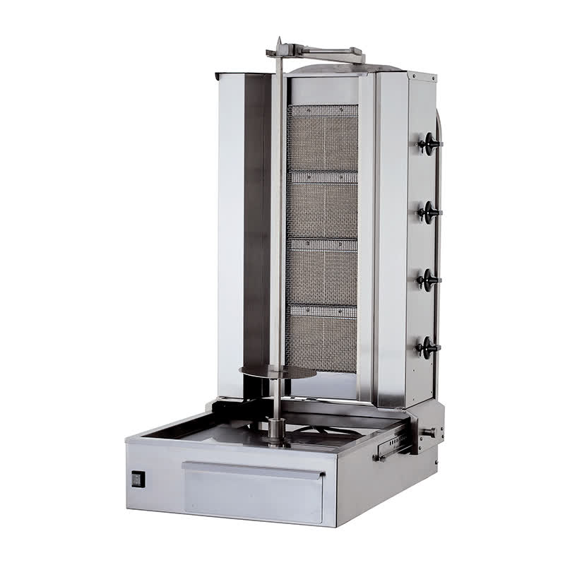 Kalitegaz KLG151 Döner Ocağı, 4 Radyanlı, Gazlı, Alttan Motorlu, Hareketli Gövde — Kalitegaz