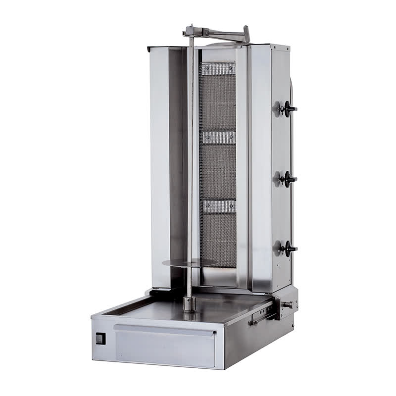 Kalitegaz KLG153 Döner Ocağı, 3 Radyanlı, Gazlı, Alttan Motorlu, Hareketli Gövde — Kalitegaz